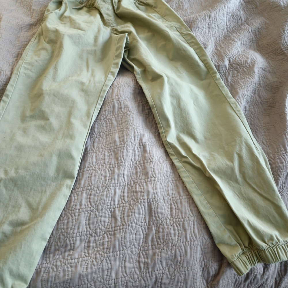 Cat & Jack khaki chino jogger pants.